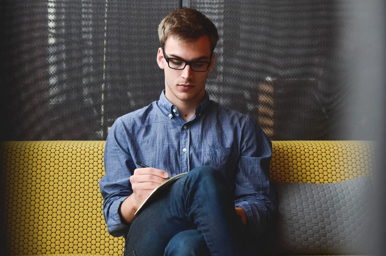 Photo showing entrepreneur, start-up, man and planning.
