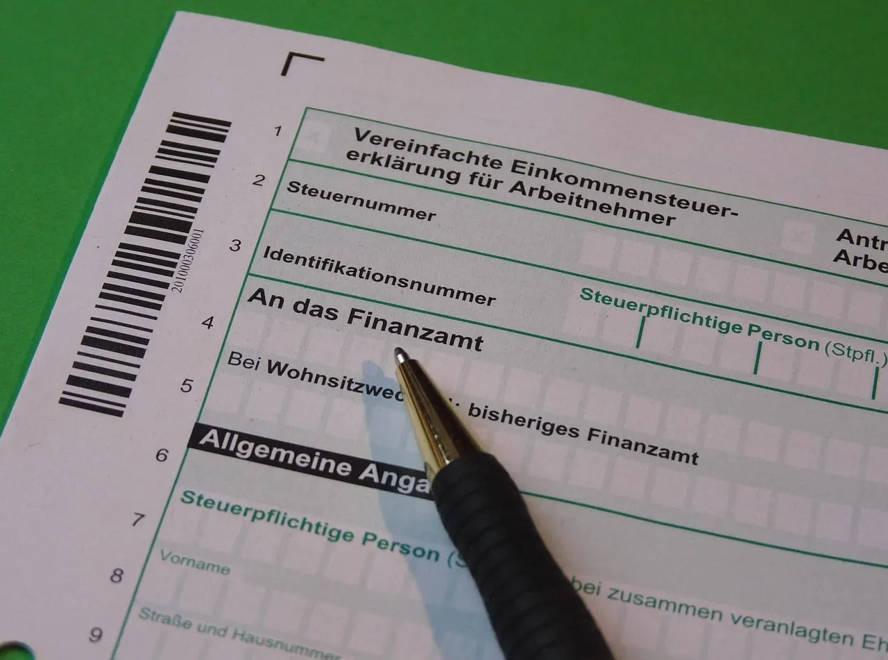 Photo showing tax office, accounting, invoice and finance.